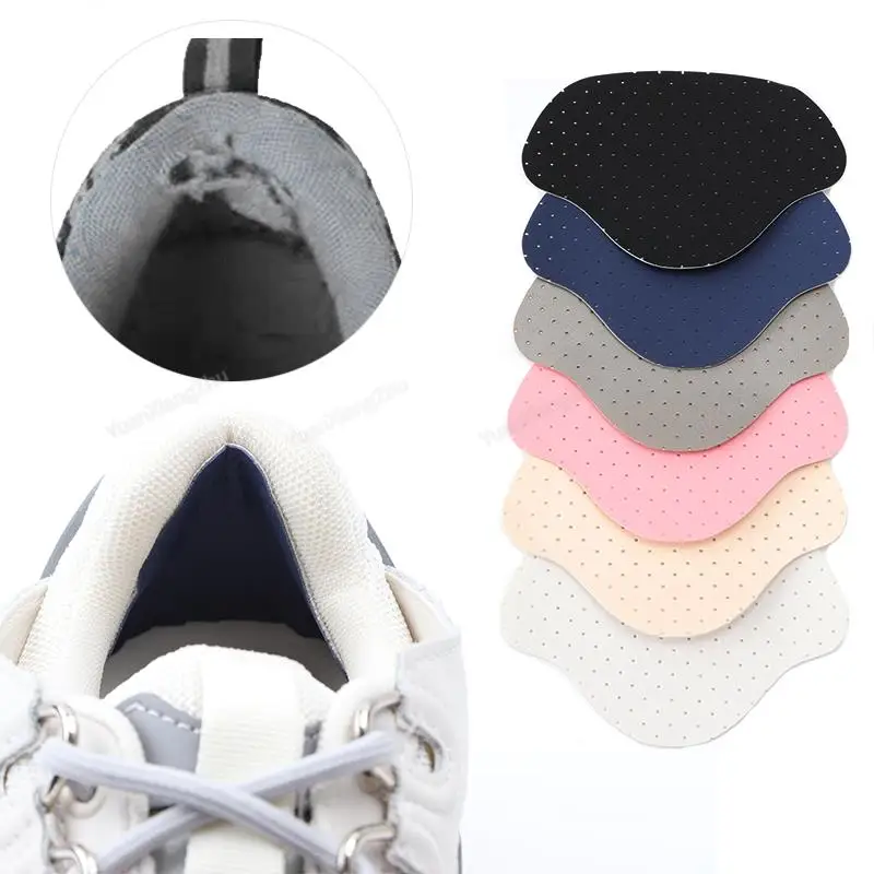 1Pair Shoe Pads Patch Sneakers Heel Protector Adhesive Patch Repair Heel Foot Care products Breathable Sports Shoes Patches
