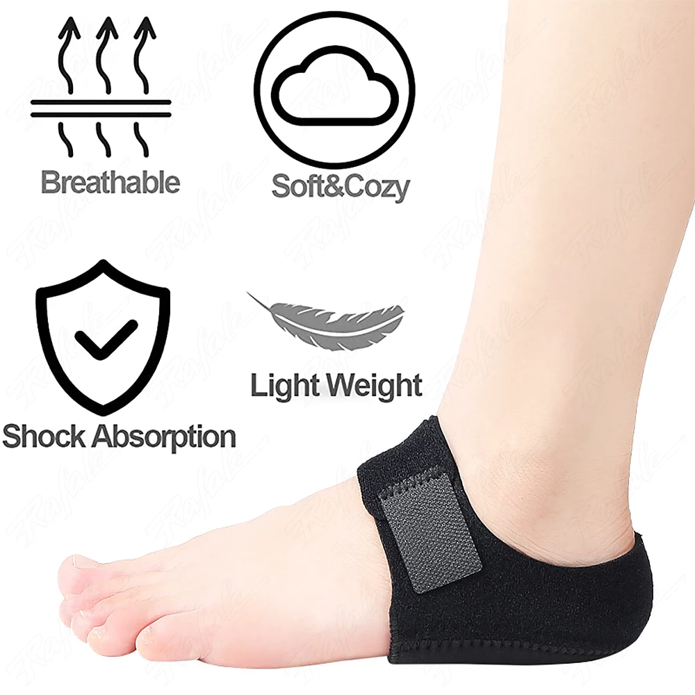 VTHRA Shoe Pads for Plantar Fasciitis for Heel Cups Achille Heel Spur Socks Relief Dry Cracked Feet Pain Relief Treatment Unisex
