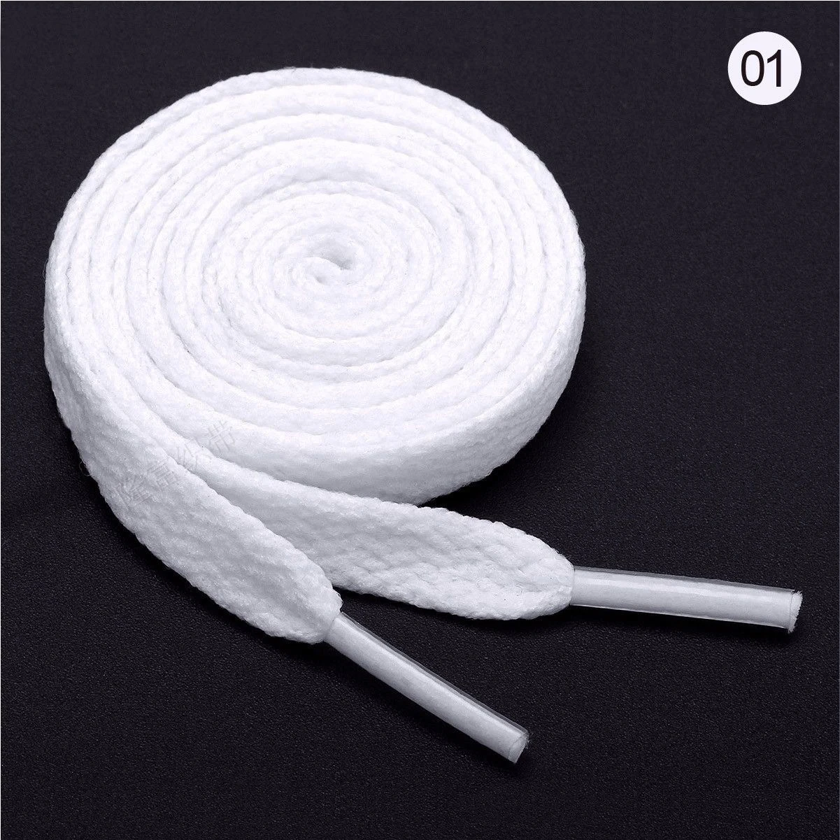 Colorful Shoelaces 26 Colors White Yellow  Laces Sneaker Shoestring No Elasticity Flat Shoelace Women Lacet Shoe Accessories